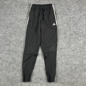 Adidas Track Pants Women's S Black Striped Joggers Athletic Nylon Retro Vintage